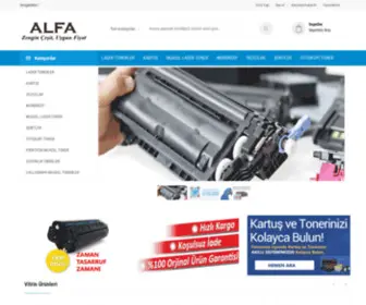 Alfakartustoner.com(Alfa Kartuş Toner Erzurum) Screenshot