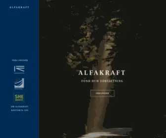 Alfakraft.se(Vi erbjuder institutioner) Screenshot
