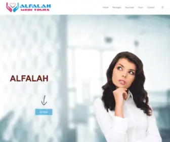 Alfalahmeditours.com(Alfalah Medi Tours) Screenshot