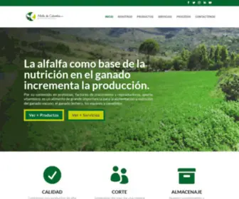 Alfalfadecolombia.com.co(Alfalfa de Colombia) Screenshot