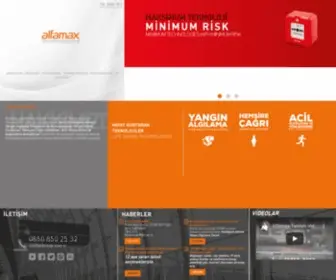 Alfamax.com.tr(ALFAMAX Yangın Algılama Sistemleri) Screenshot