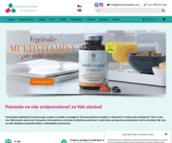 Alfamedicalteam.com(Marketingové čínnosti) Screenshot