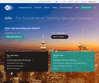 Alfamoving.com(Alfa Mobility) Screenshot