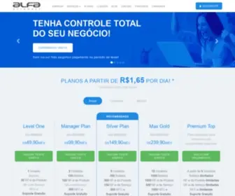 Alfanetworks.com.br(Sistema ERP da Alfa Networks) Screenshot