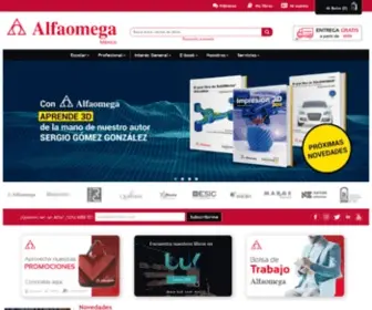 Alfaomega.com.mx(Alfaomega Grupo Editor) Screenshot