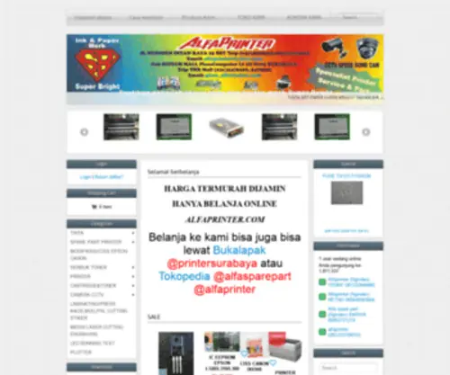 Alfaprinter.com(TINTA ART PAPER LANGSUNG KERING TAHAN AIR BUKTIKAN SENDIRI) Screenshot