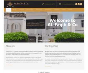 Alfaqih.co(AlFaqih Barristers & Legal Consultants) Screenshot