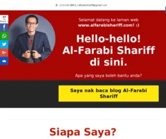 Alfarabishariff.com(Al-Farabi Shariff) Screenshot