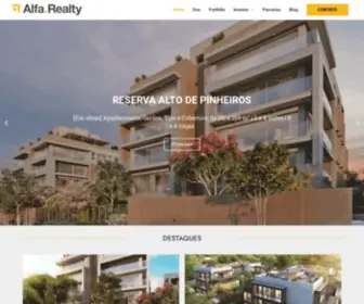 Alfarealty.com.br(Encontre seu futuro imóvel aqui) Screenshot