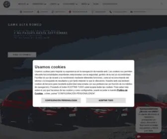 Alfaromeo.es(Alfa Romeo: pasión por la conducción y la tecnología) Screenshot