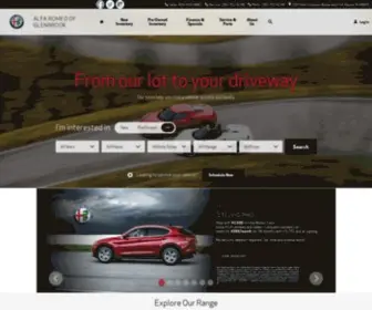 Alfaromeousaofglenbrook.com(Alfa Romeo of Glenbrook) Screenshot