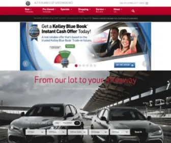 Alfaromeousaofgreensboro.com(Alfa Romeo of Greensboro) Screenshot