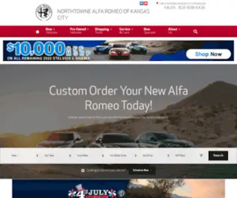 Alfaromeousaofkansascity.com(Northtowne Alfa Romeo Of Kansas City) Screenshot