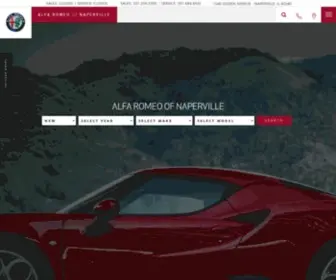 Alfaromeousaofnaperville.com(Alfa Romeo of Naperville) Screenshot