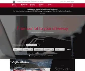 Alfaromeousaofnewportnews.com(Alfaromeousaofnewportnews) Screenshot