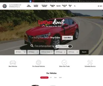 Alfaromeousaofstlouispark.com(Alfa Romeo of Minneapolis in MN) Screenshot