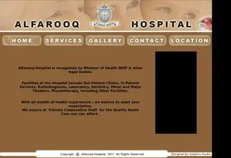 AlfarooqHospital.com(Index) Screenshot