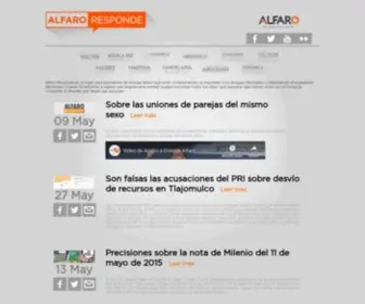 Alfaroresponde.mx(Alfaro Responde) Screenshot