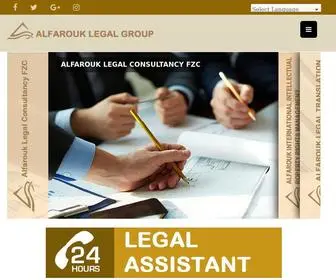 Alfarouk.ae(Al farouk group of legal consultants in dubai) Screenshot