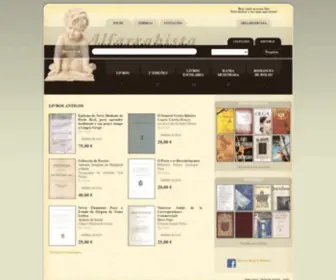 Alfarrabista.eu(Livros raros) Screenshot