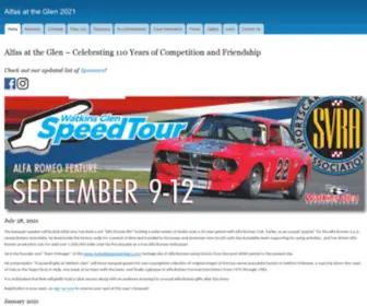 Alfasattheglen.com(Celebrating 110 Years of Competition and Friendship) Screenshot