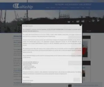 Alfaship.com(Ship company) Screenshot