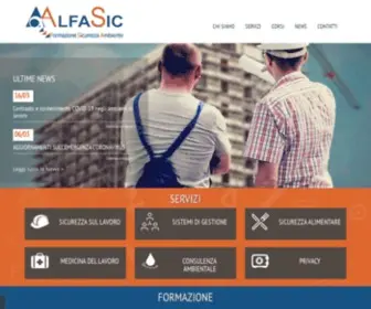Alfasic.eu(Consulenza e Formazione per aziende) Screenshot