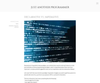 Alfasin.com(An engineer's thoughts about programming languages) Screenshot