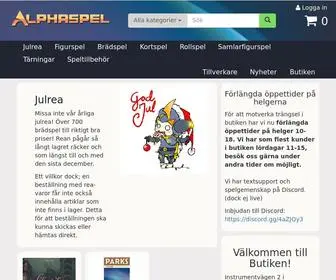 Alfaspel.se(Brädspel) Screenshot