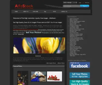 Alfastock.net(Find high resolution royalty free images) Screenshot
