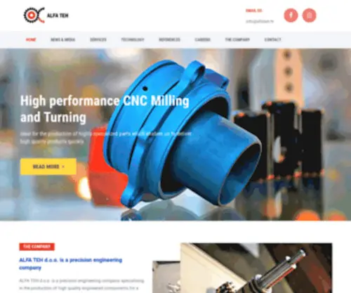 Alfateh.hr(Precision Engineering Company) Screenshot