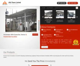 Alfathermindia.com(Alfa Therm Limited) Screenshot