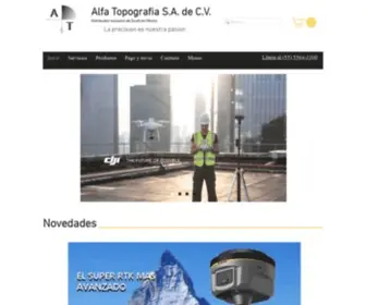 Alfatopografia.com(Alfa Topografia) Screenshot