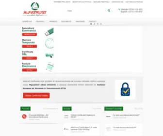 Alfatrust.ro(Alfa Trust) Screenshot