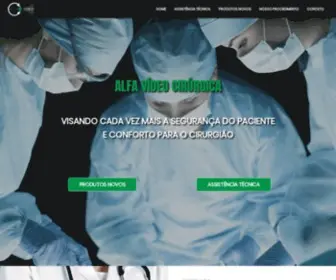 Alfavideocirurgica.com.br(Manutenção em Instrumentais Cirúrgicos) Screenshot