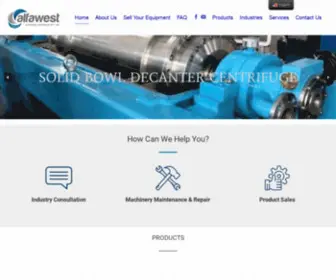 Alfawest.net(Allbrand Decanters and Centrifuges) Screenshot