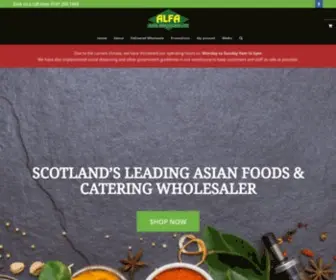 Alfawholesale.com(Food Service Specialists) Screenshot