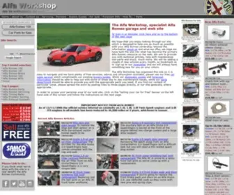 Alfaworkshop.co.uk(The Alfa Workshop) Screenshot