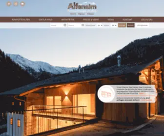 Alfenalm.at(Ferienwohnungen am Berg in Innervillgraten) Screenshot