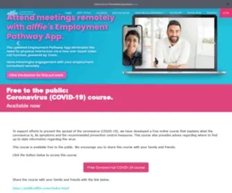 Alffie.com(Digital education') Screenshot