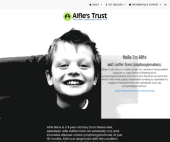 Alfiemilne.org.uk(Lymphangiomatosis) Screenshot