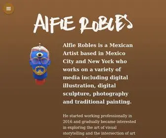 Alfierobles.com(Mexican Artist and Creative Director) Screenshot