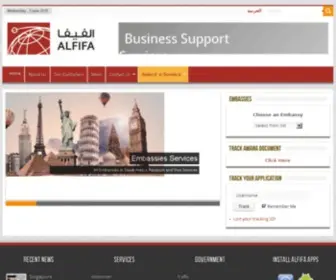 Alfifa.com(AlFifa now accepts Visa Application for Turkey VISA AlFifa) Screenshot