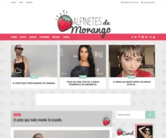 Alfinetesdemorango.com(Alfinetes de Morango) Screenshot