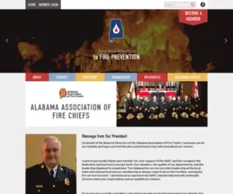 Alfirechiefs.com(The Alabama Association of Fire Chiefs) Screenshot