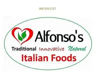 Alfonsopizza.com(Alfonso's Pizza and Pasta) Screenshot