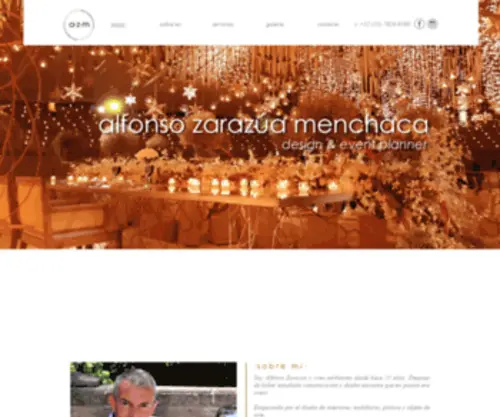 Alfonsozarazua.com(Alfonso Zarazua) Screenshot