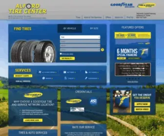 Alfordtirecenter.com(Alford Tire Center) Screenshot