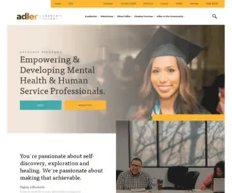 Alfredadler.edu(Adler Graduate School) Screenshot