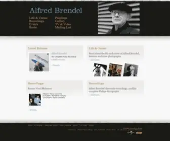 Alfredbrendel.com(Alfred Brendel) Screenshot